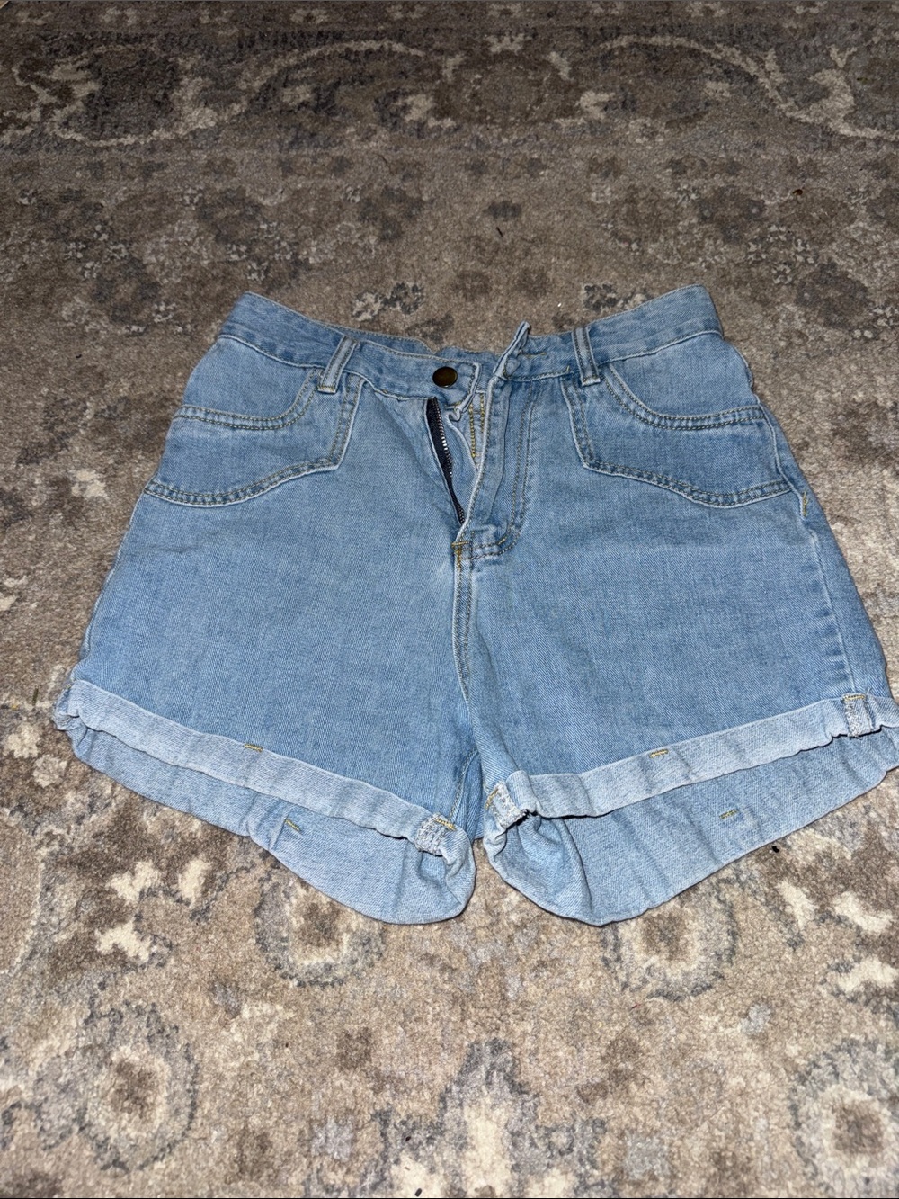 Light Blue Denim Women’s Shorts